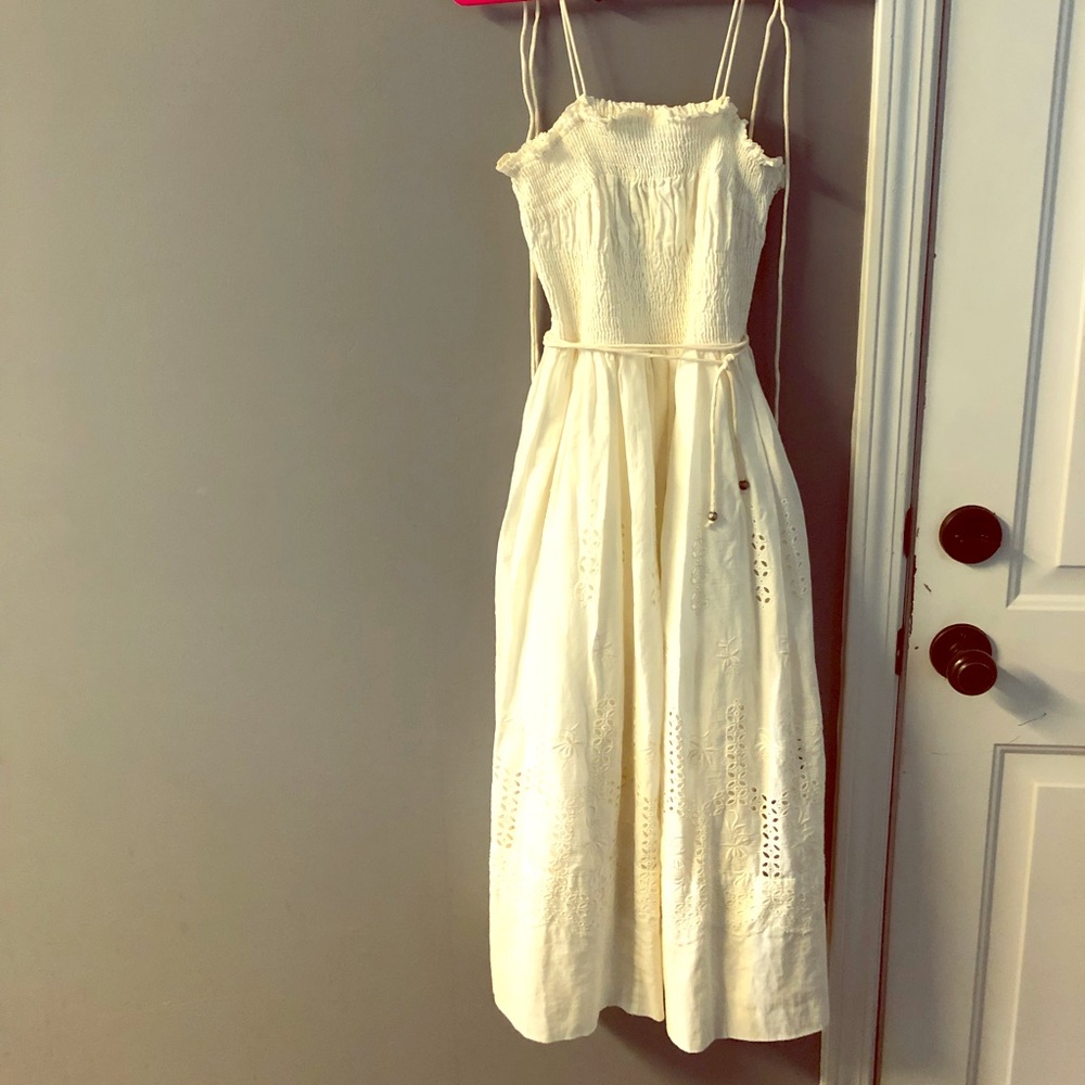 Lithe off-white eyelet summer dress, Size M